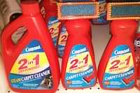 photo of liquid carpet cleaning products