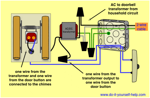 Wiring Diagrams For Household Doorbells Do It Yourself Help Com