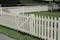 photo of a four foot high picket fence