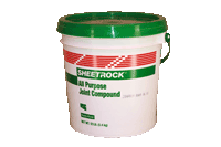 photo a bucket of ready-mixed joint compound