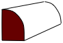 drawing of half-round shoe mould